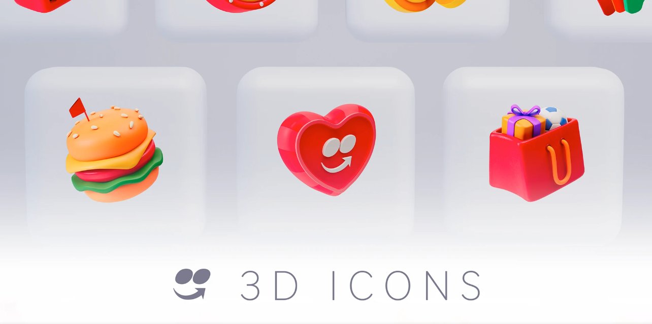 iFood 3D Icons